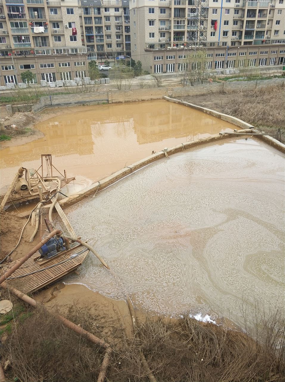 乌苏沉淀池淤泥清理-厂区废水池淤泥清淤