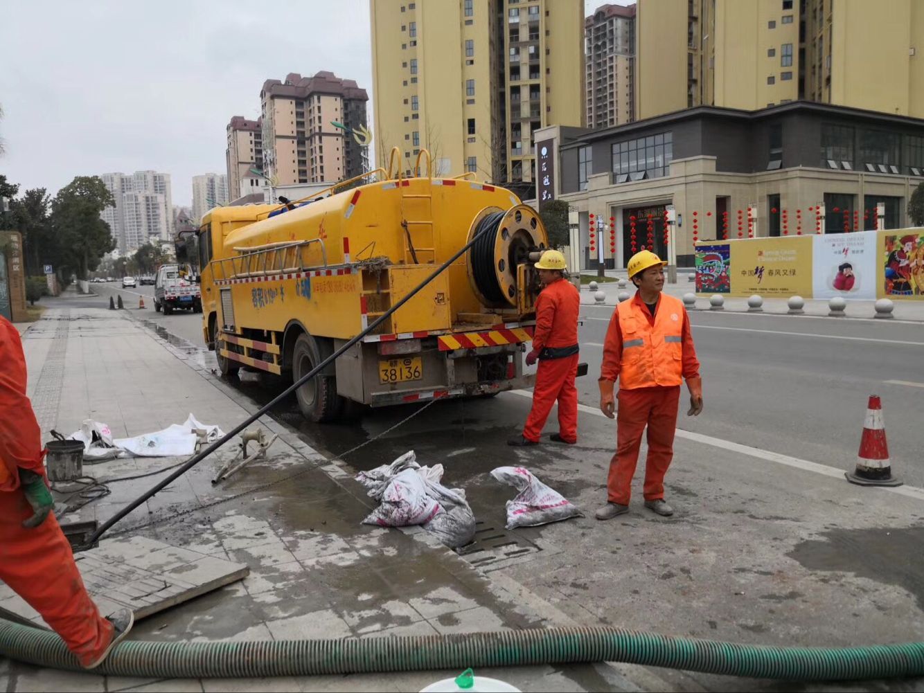 乌苏排污管道清淤-管道清洗