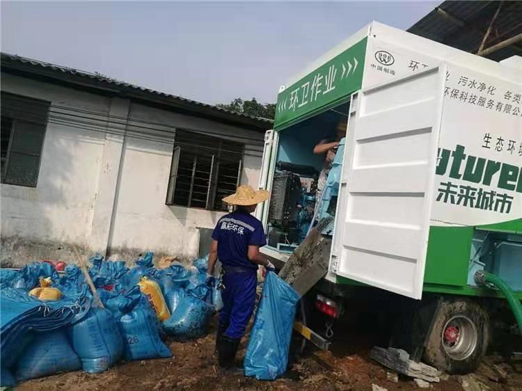 乌苏工业污泥压干处理